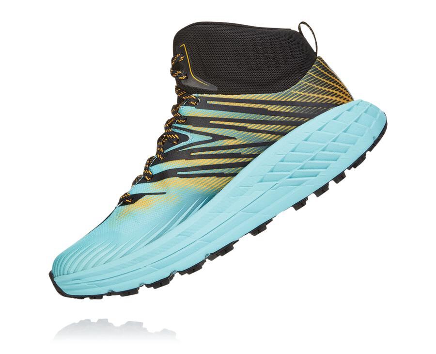 Zapatillas Trail Hoka One One Mujer - Speedgoat Mid Gore-Tex 2 - Azules - UXL793508